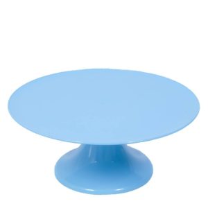 Suporte P/ Bolo Liso Pequeno – Azul Bebe