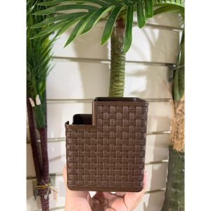 Porta Detergente E Bucha Rattan Sem Tampa