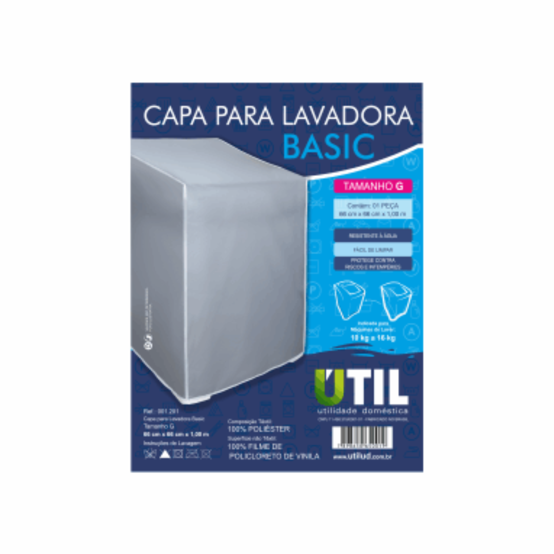 Capa Para Maquina De Lavar 100% Poliester