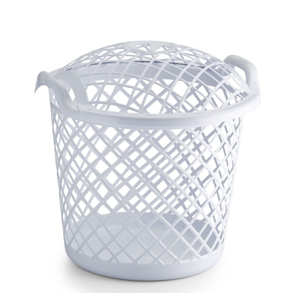 Cesto De Roupa Com Tampa Telado E Alça – 30 litros - Image 4