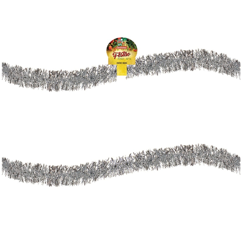 Festão Corte Fino Para Enfeite Natalino 6cm x 2M - Image 6