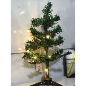 A.Arvore Natal 25 Tips C/Base Plastico (Verde) 35C