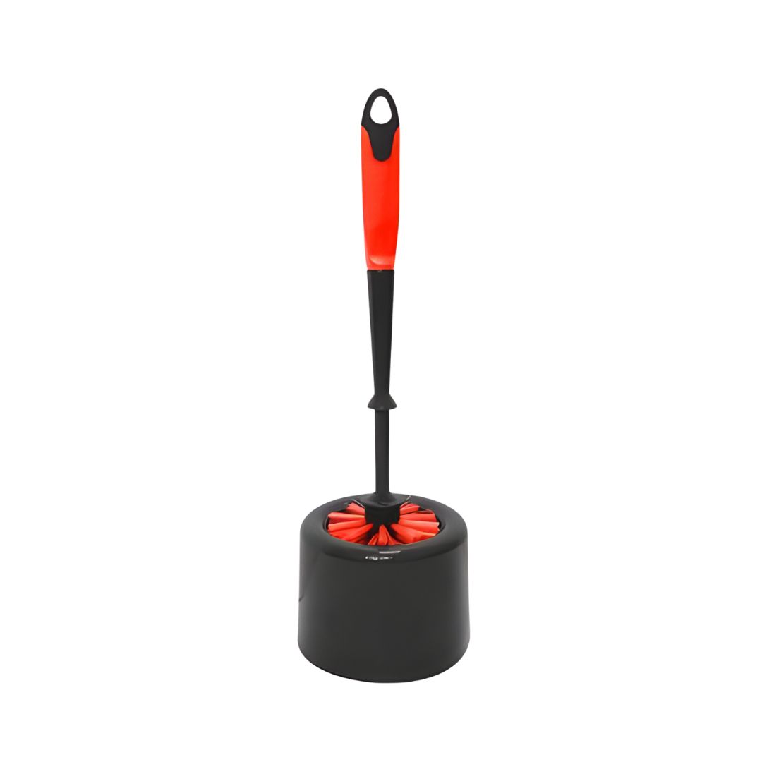 ESCOVA SANITARIA COM SUPORTE TAM UNICO VERMELHO/ CINZA - Image 5