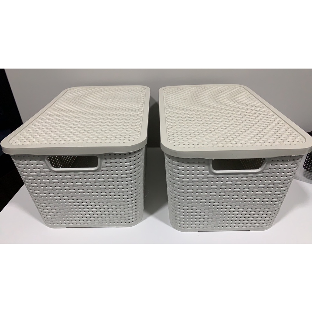 Organizador Rattan C/. Tampa 07 Br-Coleta Seletiva