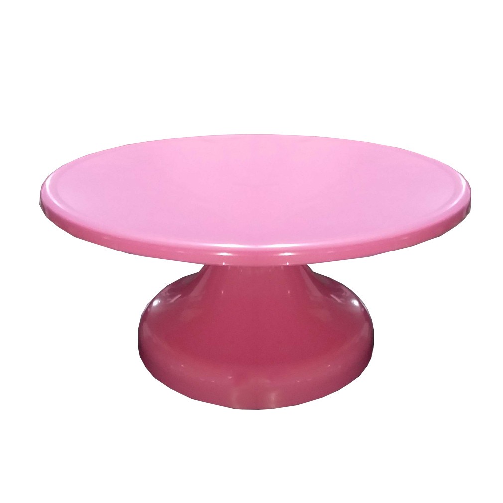 Suporte P/ Bolo Liso Medio – Rosa Bebe