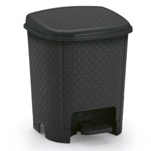Lixeira Rattan 6 L – Preta