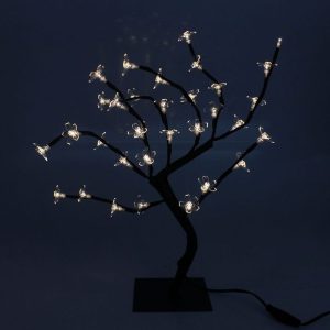 Arvore 32 Led Nao Pisca 127V (Branco Ambar) 40Cm V