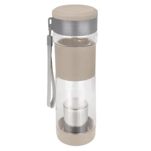 Garrafa Com Infusor Bege 550ml Mor