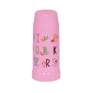 Garrafa Termica Kids Alfabeto 300ml Algodao Doce Mor