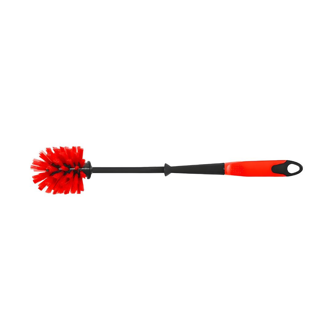 ESCOVA SANITARIA COM SUPORTE TAM UNICO VERMELHO/ CINZA - Image 4