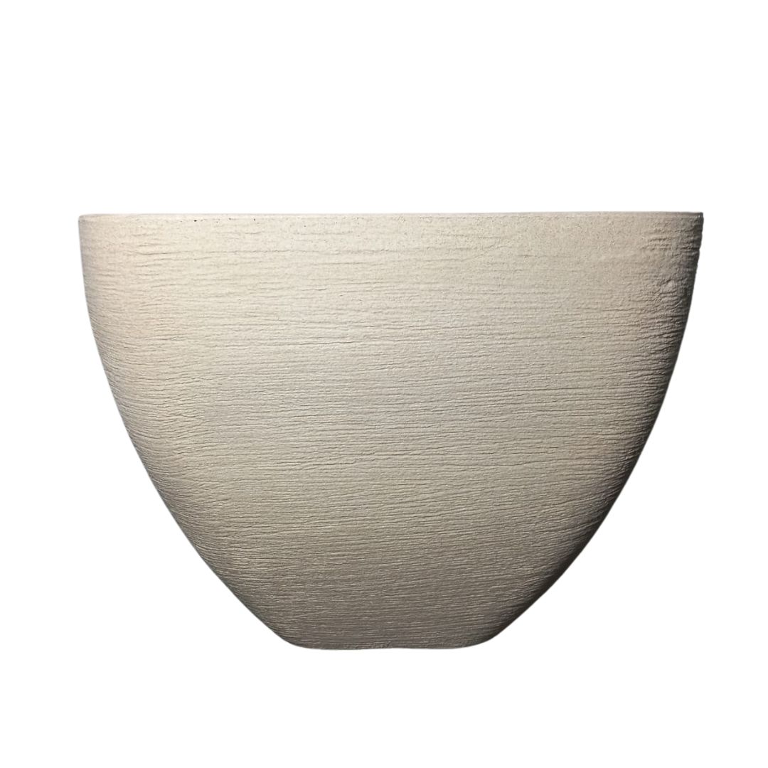 Vaso Quadrado Cônico M de Polietileno – Cores Marrom, Bege e Rosé – 30x37x37cm - Image 4