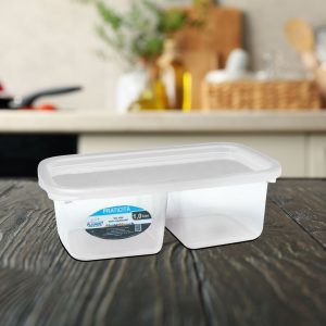 PRATICITA POTE 1 LITRO COM DIVISORIA – TRANSPARENTE