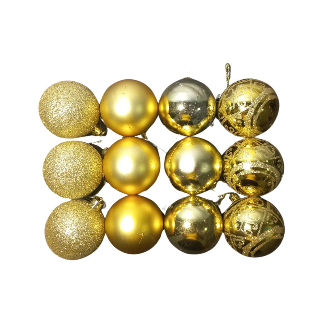 BOLA DE NATAL 6CM C/12 TUBO 9058 B - Image 3