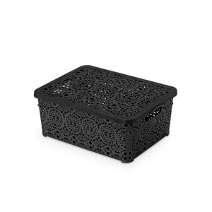 Mini Caixa Mandala 3,5 L – Preta