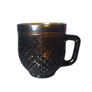 Caneca de Vidro Âmbar 375ml para Café com Leite – Wheaton