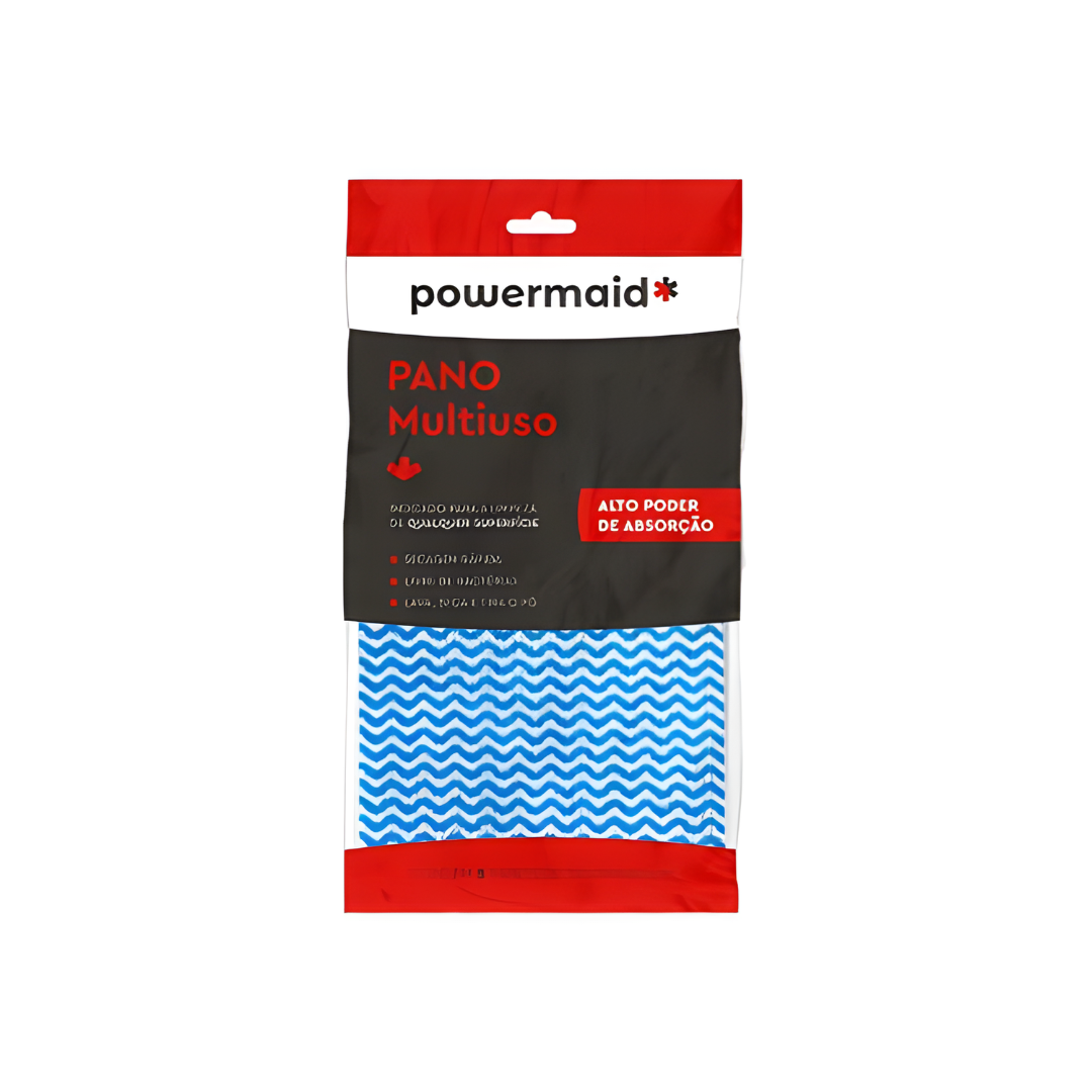 Pano Nao Tecido Multiuso Kit 5 Pcs Azul