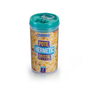 Pote Hermetic Color Redondo Grande 2 Lts