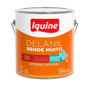 Tinta Delanil Fosco Cores Medias Galao Iquine